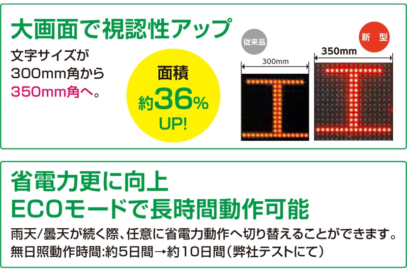 フルカラーソーラー式LED標示機 IM335VC