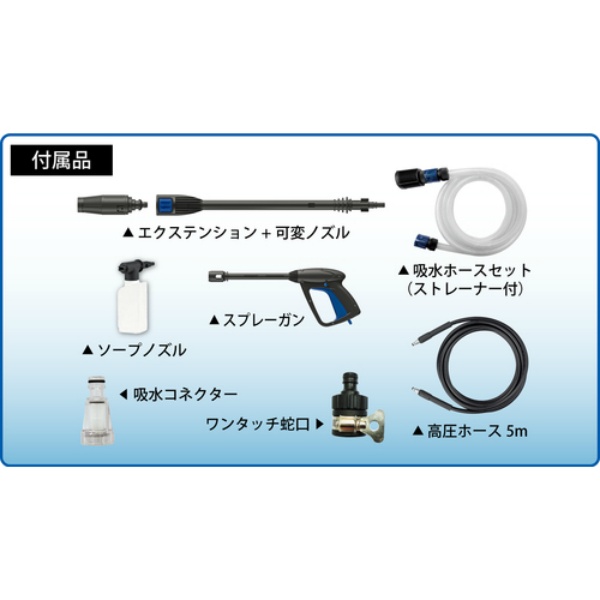 高圧洗浄機 モーター式100V型 AR BLUE CLEAN 117