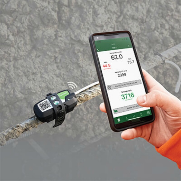 ワイヤレス コンクリート温度センサー SmartRock3 3mケーブル付 コンクリート専用 KEYTEC キーテック NETIS登録製品 Giatec社