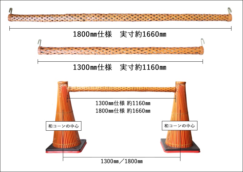 竹製コーンバー