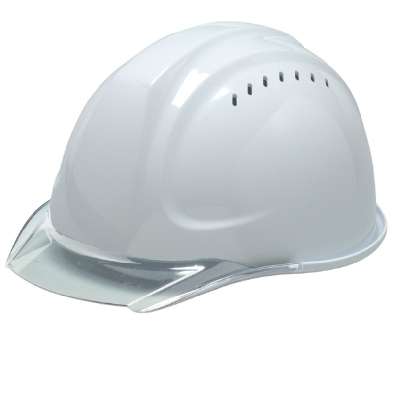 ヘルメット 保護帽 エアロメッシュ SYA-CVM ABS樹脂/PCバイザー 通気孔付き・透明ひさし 飛来・落下物用 墜落時保護用 8カラーバリエーション DICヘルメット