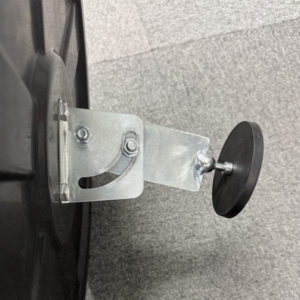 ビッグカーブミラー マグネット式 直径450mm(ミラー部) 重量1100g 物流 倉庫 工場 現場 イベント設営 接触防止 安全対策 AR-4309 アラオ ARAO