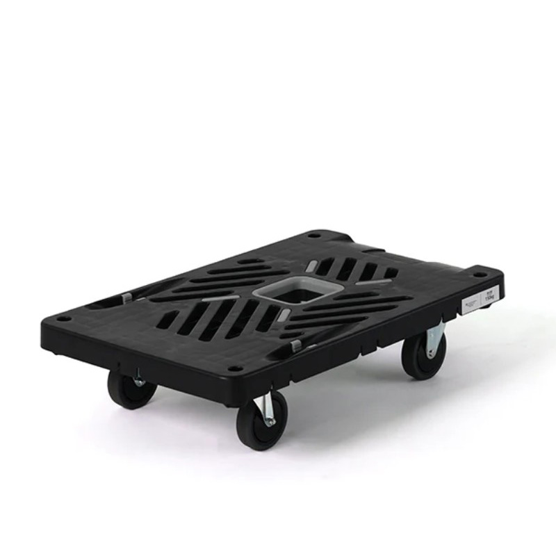【4輪自在タイプ】DANDY Xseries 平台車 静音 最大荷重150kg 軽量 プラスチック製 運搬 オフィス キャンプ 現場 XL-F4 花岡車輌 HANAOKA