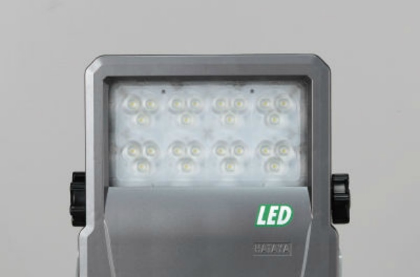 60ｗLED投光器 高輝度LED 【屋外用】 LEV-605 二重絶縁 バイス付 ハタヤ HATAYA｜保安用品のプロショップメイバンオンライン