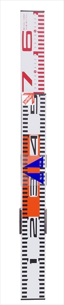 アルミ製ロッド 検測ロッド 60mm幅 50+60cm K-60 標尺｜保安用品のプロ