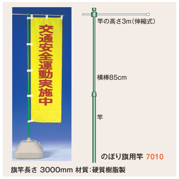 【対象のぼり旗同時購入用】のぼり旗用　竿