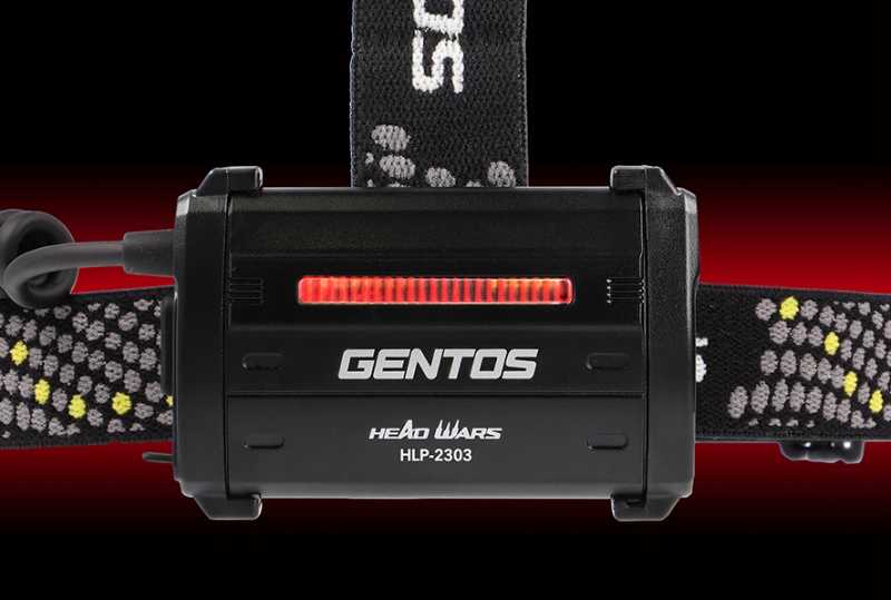 GENTOS LEDヘッドライト HLP-2303 600lm IP64 HEAD WARS 専用充電池 乾電池兼用/USB充電 フォーカスコントロール ワイド・スポット無段階調整 ジェントス