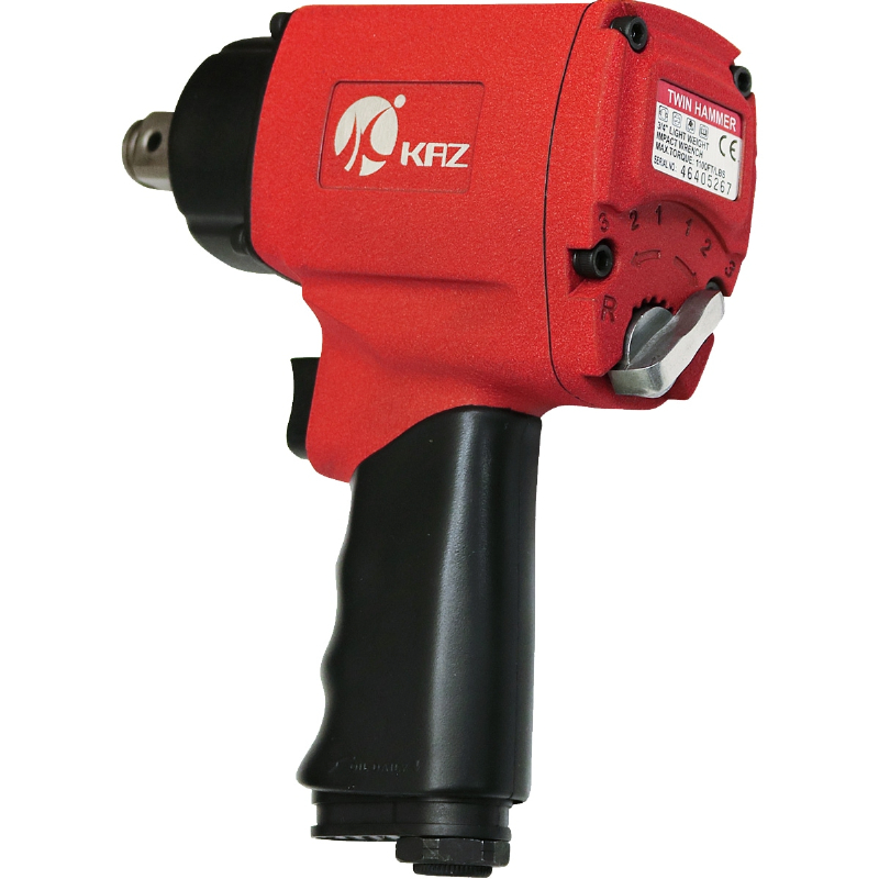 エアーインパクトレンチ 3/4インチ(19mm)ツインハンマー採用 最大トルク1491Nm 高出力モデル FM-19RW 和コーポレーション KAZ Corporation