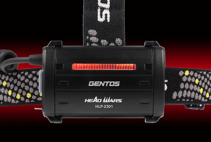 GENTOS LEDヘッドライト HLP-2301 450lm IP64 HEAD WARS 乾電池式 フォーカスコントロール ワイド・スポット無段階調整 ジェントス