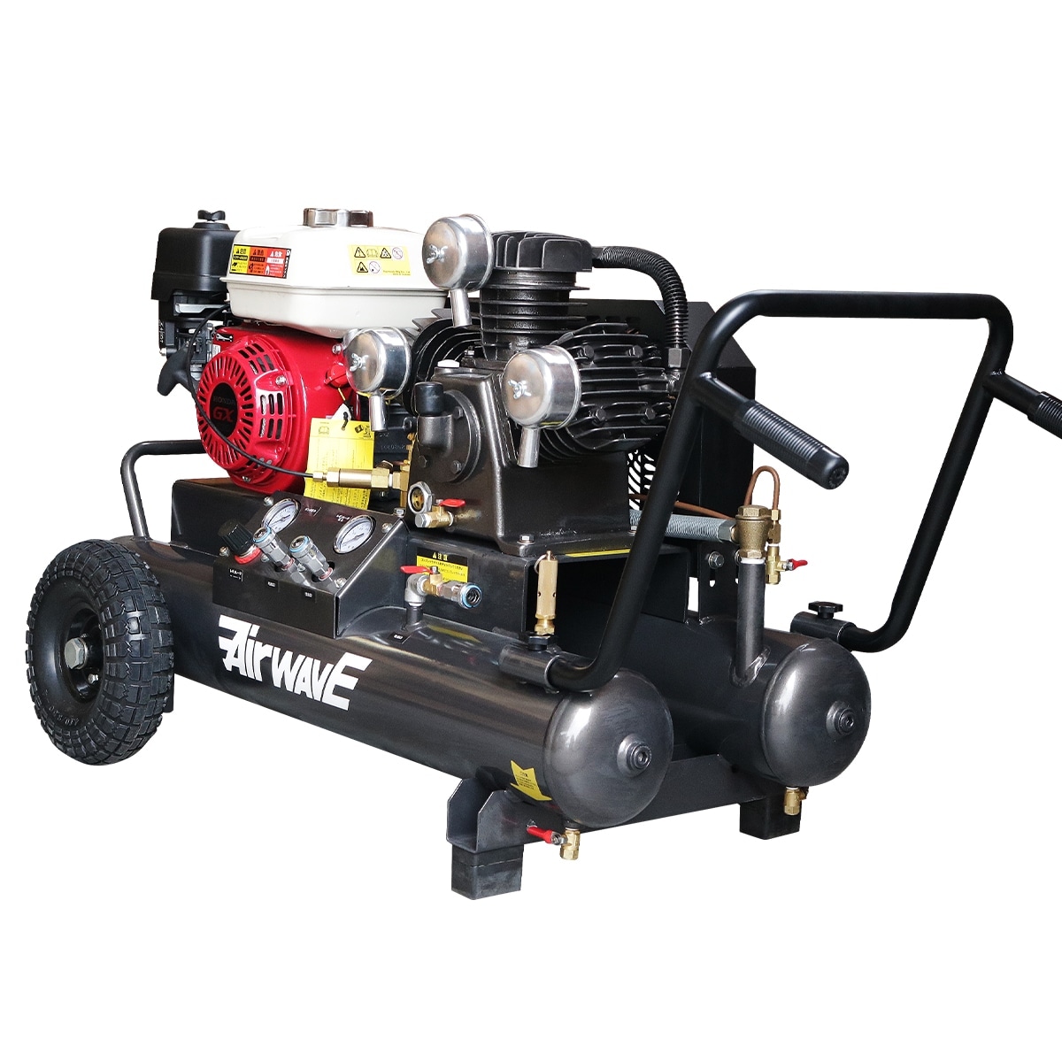 エンジン式 コンプレッサー 32L GM-32ESW 高さ660mm×幅1030mm×奥行630mm 和コーポレーション