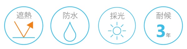 ターピー 遮熱シート スノーテックス 活用事例