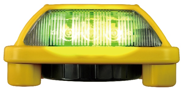電池式LED警告灯 ニコハザード１面　緑色 ＶＫ16Ｈ-004Ｈ1-緑 NIKKEI 日恵製作所