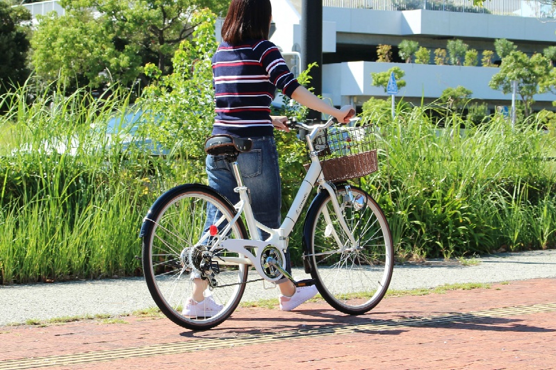 シトロエンシティサイクル ２６インチ折畳自転車 ６段ギア 保安用品のプロショップ メイバンオンライン