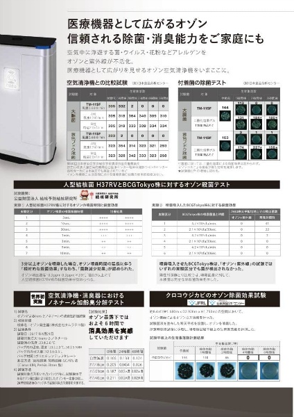 タムラテコ オゾン発生器 Lyon3.0 リオン 除菌 消臭 空気清浄機能 小型　TM-040Z