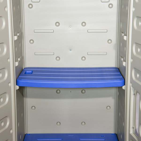 現場用収納ボックス オールラウンドBOX W660mm×H990mm×D410mm 保安BOX ポリエチレン製 保管クリーン対策 ウエスト・アップ