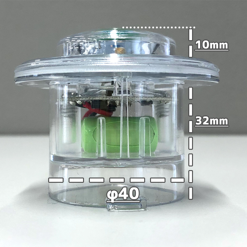 【10個セット】ソーラー式点滅灯 ソーラースマートマーカー　赤 コーン用LEDマーカー 工事保安灯　セーフティライト