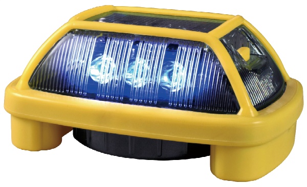 電池式LED警告灯 ニコハザード３面　黄色 乾電池タイプ ＶＫ16Ｈ-004Ｈ3-黄 NIKKEI 日恵製作所
