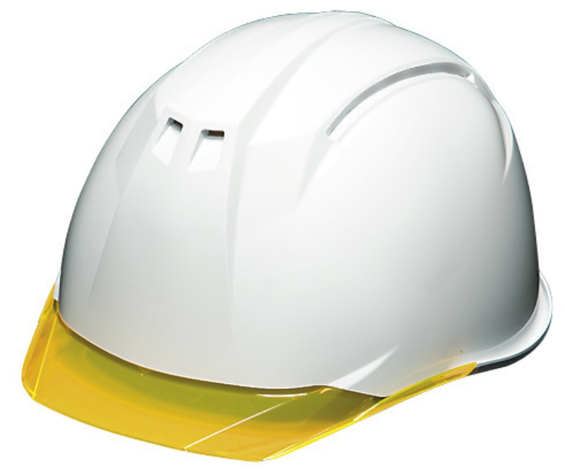 最上級ヘルメット 保護帽 AA11EVOシリーズ AA11-C ABS樹脂 透明ひさし 飛来・落下物用 墜落時保護用 電気用 10カラーバリエーション DICヘルメット