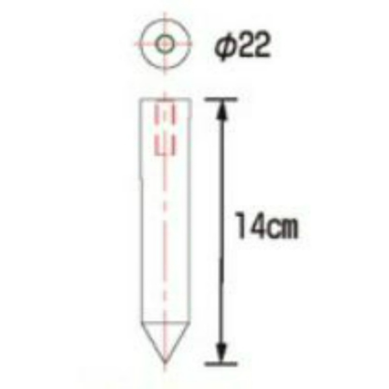 ネギロケット 長ネギ定植用穴あけ器 N-130S-19 ハラックス - 2