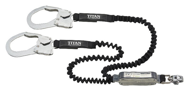 新規格対応】ランヤード TITAN EXJ 伸縮ストラップ式 タイプ1