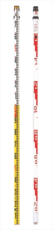 アルミスタッフ マイスタッフ 5mx3段 MST-53 測量用アルミスタッフハイ