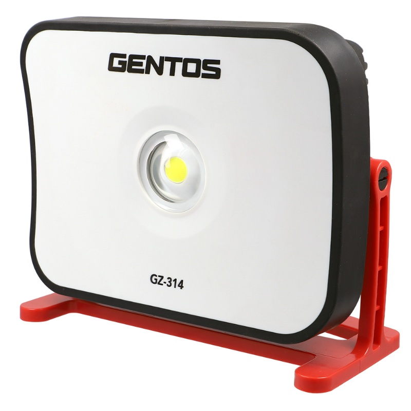 GENTOS ガンツ LEDワークライト GZ-314 6000lm IP64 Ganz AC電源式/充電式 兼用 照射角度150度 15w 大光量 作業灯・投光器 ジェントス