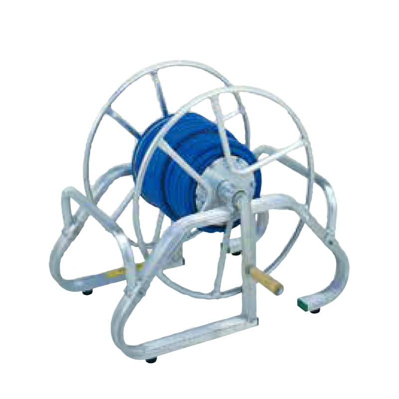 ホース巻取機 トラック取付型 MA-5B  全高600mm×全長650mm×全幅600mm 最大ホース巻取長さ150m ホースリール 散水ホース収納 工事用 業務用 屋外 昭和ブリッジ