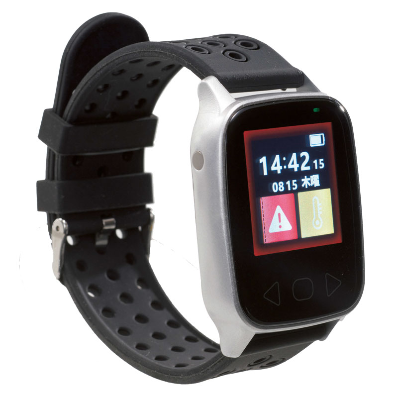 【2026年モデル】熱中対策バンド アイボウタッチ I-BOW TOUCH 充電式 NETIS KT-230099-VE 暑さ対策 ウォッチ リストバンドウェアラブルデバイス 警告 アラーム 光 振動 バイブレーション 深部体温 アラート スリーライク