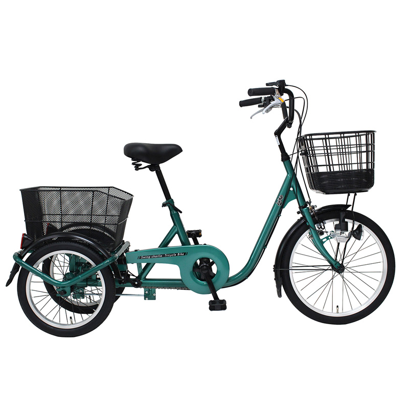 三輪自転車 SWING CHARLIE ロータイプ スイング機能付 JIS規格適合 安定 荷物 運搬 土木 建設 現場 工場 施設 防災 MG-TRE20L ミムゴ