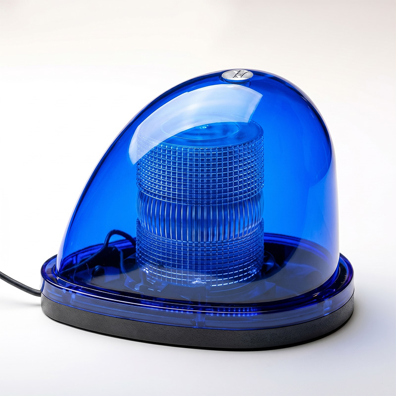 【常時点灯】車載型LEDルーフ灯 青色 12/24V兼用仕様 高輝度LED使用 NEXCO協力会社向け 道路維持作業 高速道路工事防犯パトロールに最適 三ツ星貿易