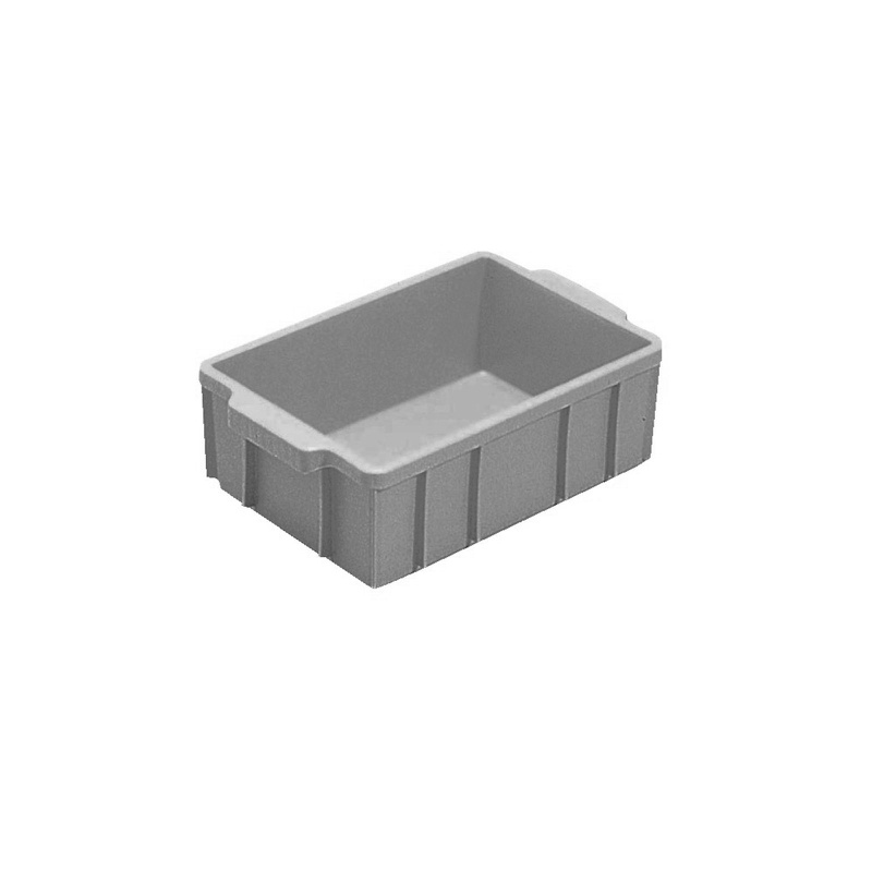 パーツボックス プラテナー 底格子リブ B-13 12L グレー 外寸443mm×283mm×145mm 岐阜プラスチック