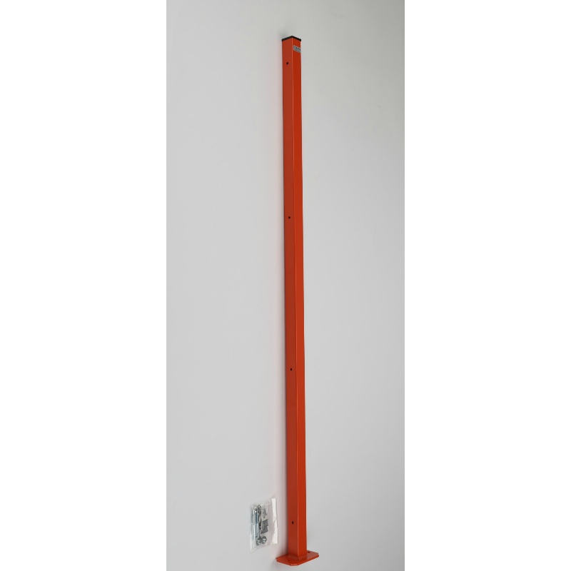 【屋内用・単品】 スチール製ワイヤーメッシュパーティション ヘリオス 支柱H1500mm TCPT-0014 W80mm×H1500mm×D120mm 高岡ケージ工業