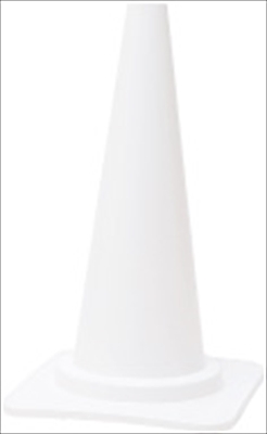 PE製 ミニコーン 275mm×275mm×H450mm 白