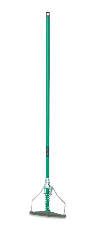 【10本セット】小型モップ W240mm L1245mm パイプ柄 交換式モップ用 樹脂製ヘッド テラモト TERAMOTO CL-320-424-0
