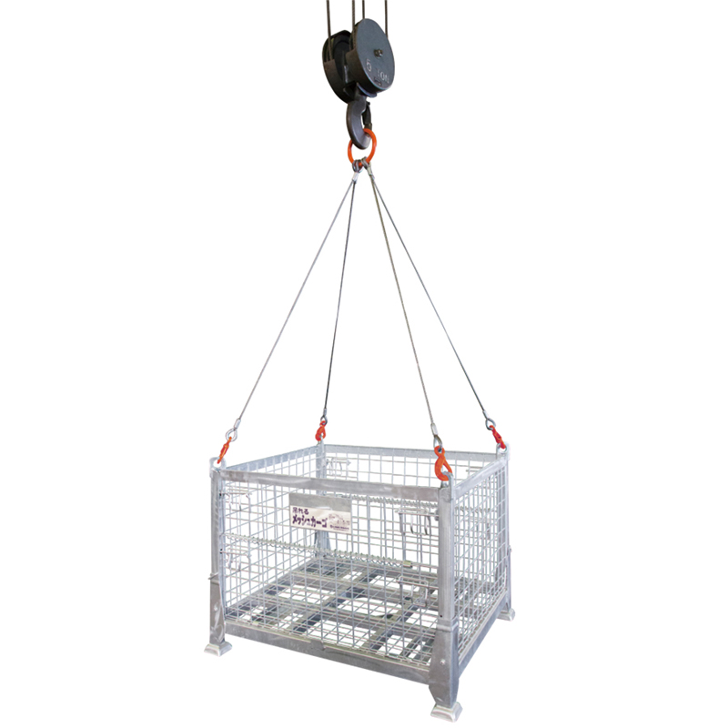 メッシュカーゴ 1000mm×800mm×840mm TML-10 軽量・折りたたみ メッシュパレット 大洋製器工業 TAIYO 3012678