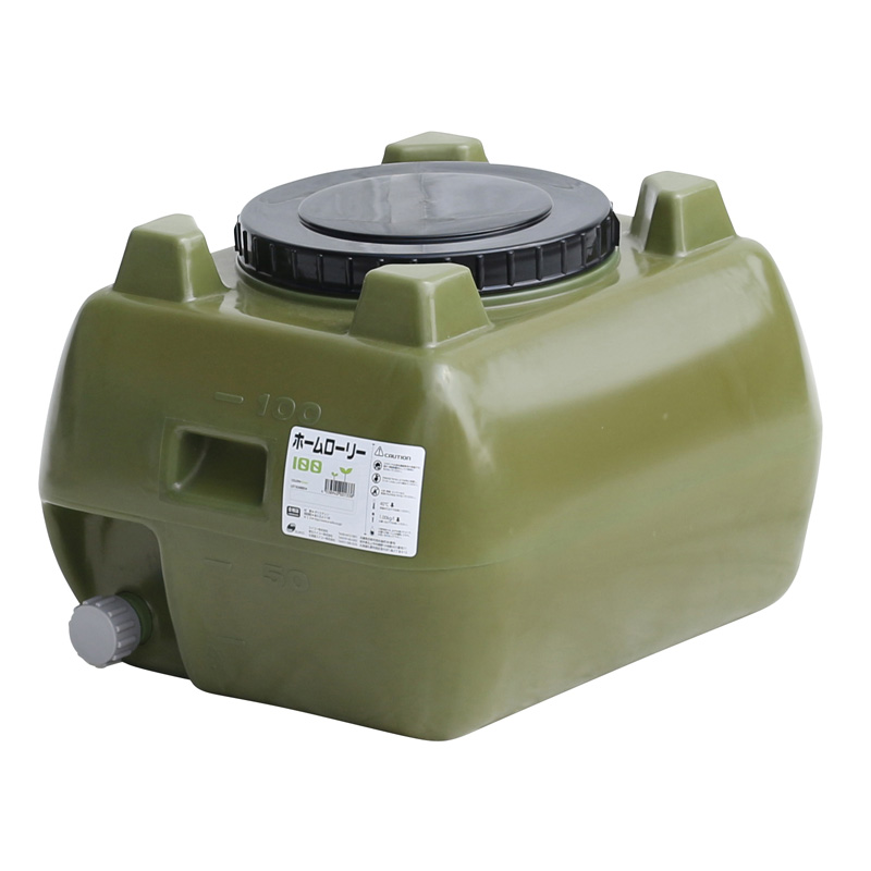 ローリータンク ホームローリー 100L W550mm×D640mm×H435mm HLT-100 ポリエチレン製液体運搬用タンク園芸 家庭菜園用 飲料水用 貯水槽 スイコー
