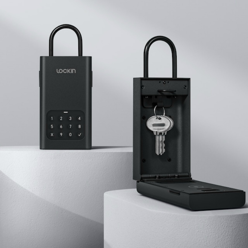 全天候型屋外用 スマートキーボックス セキュリティボックス スマートパドロック ロックイン Smart Lock Box L1　遠隔操作 Bluetooth解錠 暗証番号発行 ワンタイムパスワード 操作履歴確認可能 防水 腐食耐性 凍結耐性 Type－C給電  Lockin 日本ロックサービス