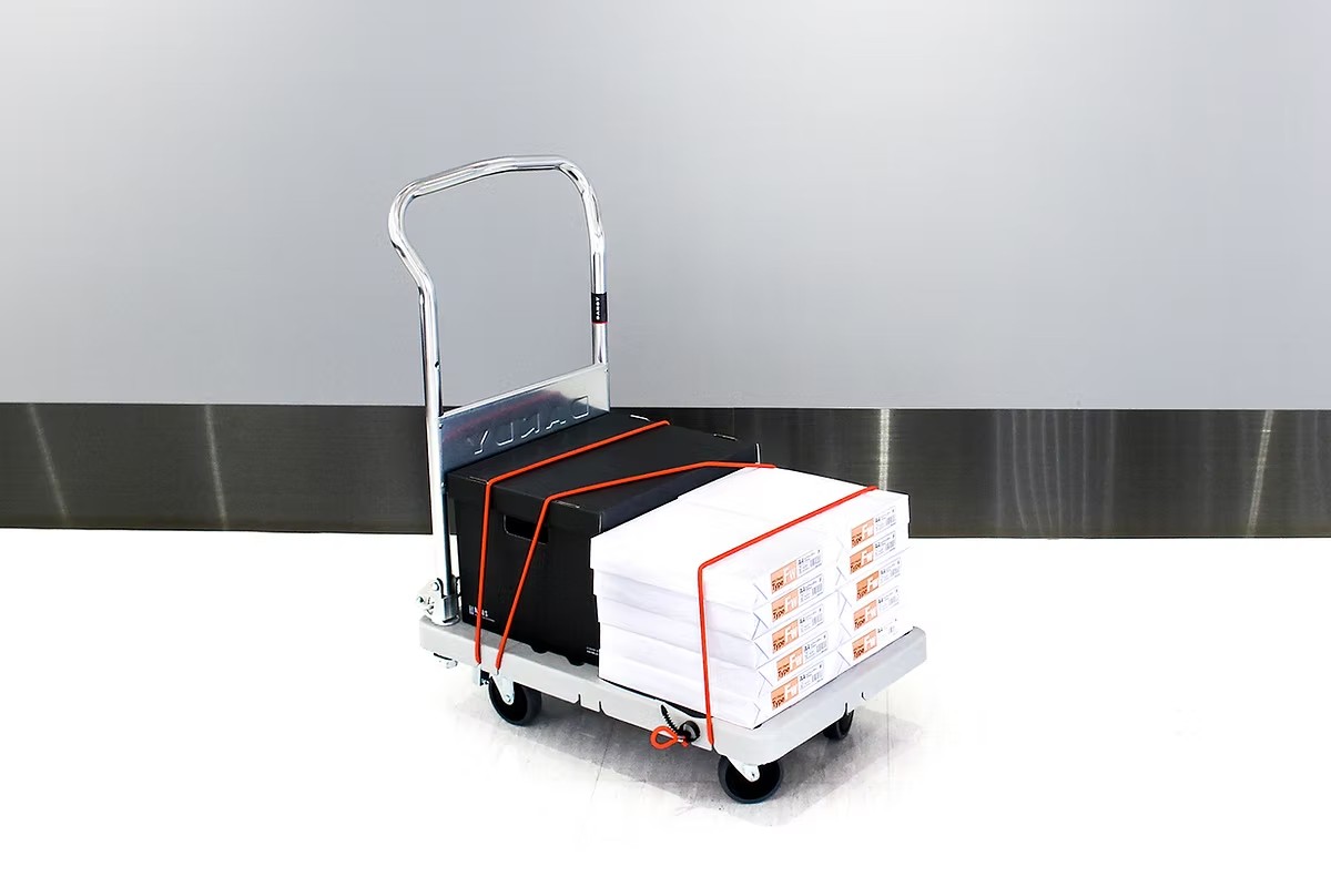 【標準タイプ】DANDY Xseries 折りたたみ台車 静音 最大荷重150kg 軽量 プラスチック製 運搬 オフィス キャンプ 現場 UXL-LSC 花岡車輌 HANAOKA