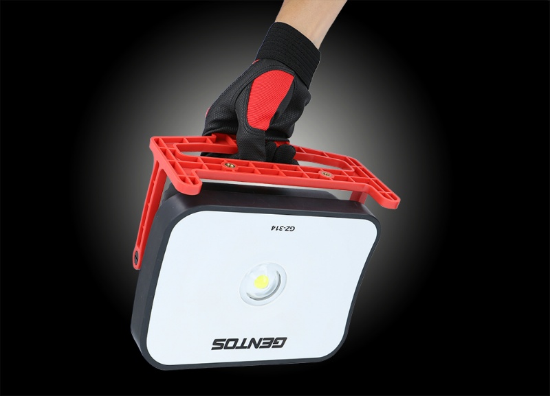 GENTOS ガンツ LEDワークライト GZ-314 6000lm IP64 Ganz AC電源式/充電式 兼用 照射角度150度 15w 大光量 作業灯・投光器 ジェントス