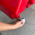 SDガード 100L注水式バリケード H500mm×W1000mm×D500mm 11kg 防護柵 視認性抜群 省スペース リサイクル可 建設現場 土木工事 駐車場 イベント会場 スイコー