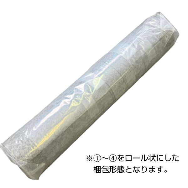 エレベーター養生用材セット パンチカーペット+PEシート 操作パネル/壁面/開口部/汎用シートセット