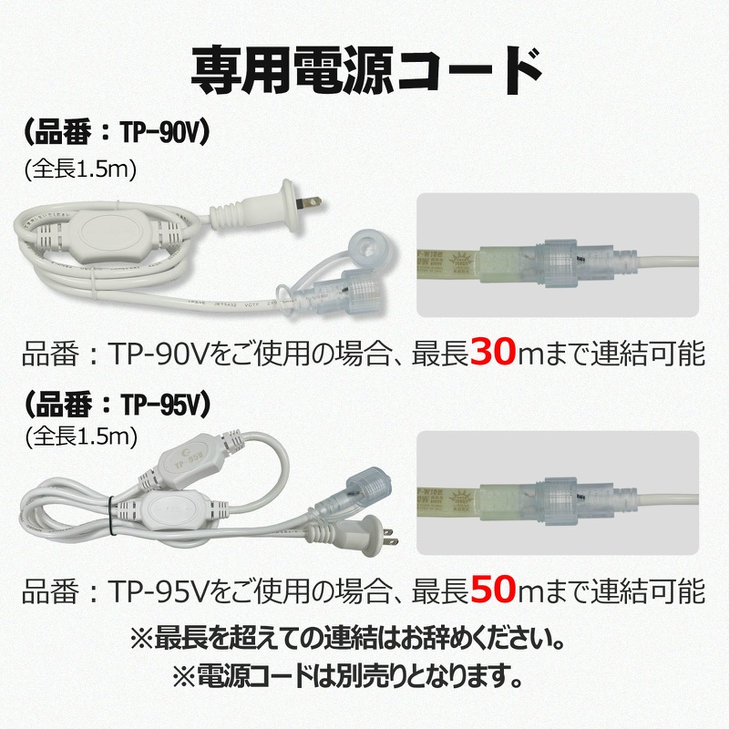 【20m/両面発光】LEDロープライト LEDルミナスリンクライト 約28000lm 約3.84kg 連結可能 最大30m 蓄光タイプ IP65 IK10耐衝撃性 TP-W20M グッドグッズ