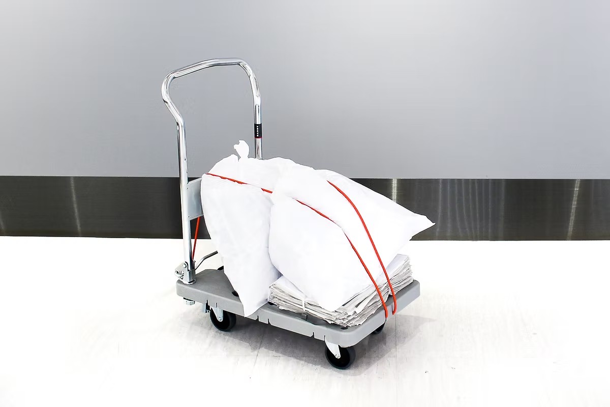 【標準タイプ】DANDY Xseries 折りたたみ台車 静音 最大荷重150kg 軽量 プラスチック製 運搬 オフィス キャンプ 現場 UXL-LSC 花岡車輌 HANAOKA