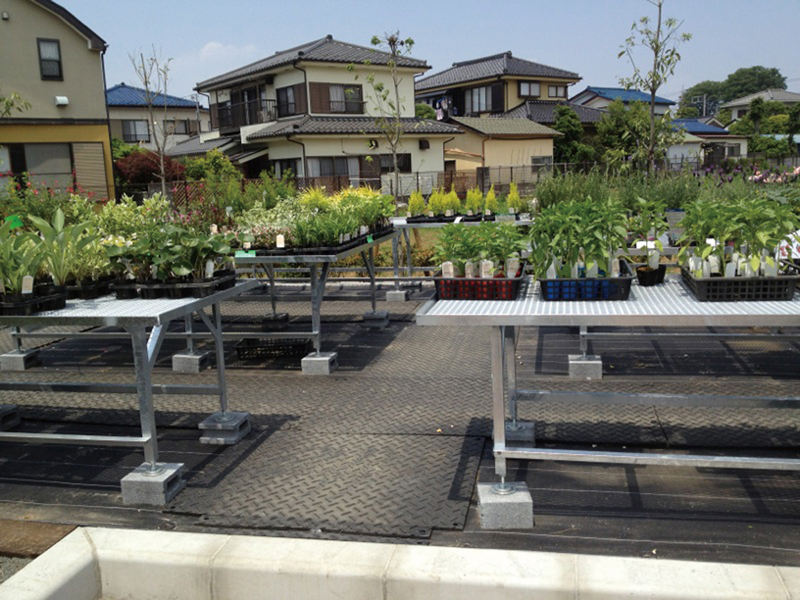 樹脂製敷板 スーパージュライト36 910mm×1,820mm 総厚15mm 3×6判 サブロク判 工事・建設現場向け 簡易養生用 軽量 コンパクトサイズ 再生ポリエチレン製 京葉興業