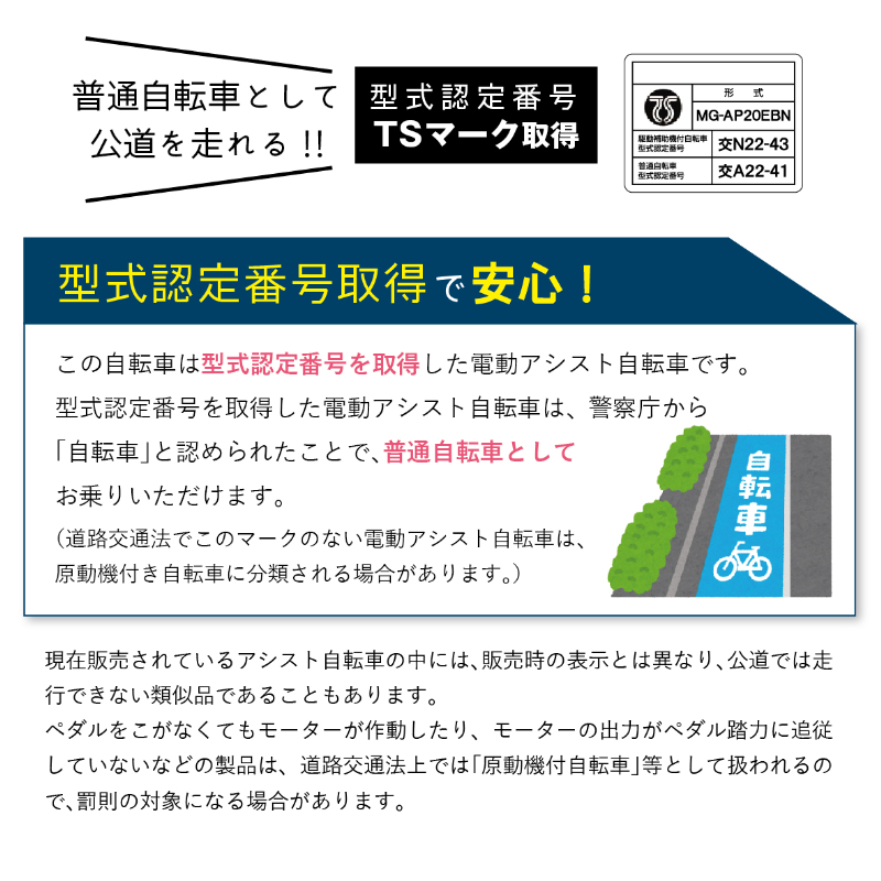 ACTIVEPLUS ノーパンク電動アシストFDB20EB 自転車 ノーパンクタイヤ TSマーク取得 LEDライト 鍵付き 安定 防災 保管 MG-AP20EBN ミムゴ