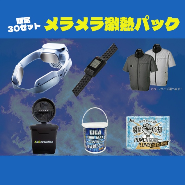 熱中症対策パーフェクトサマーバッグ メラメラ激熱パック L シルバー
