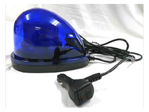 車載回転灯 車載型ハイパワーLED回転・点滅灯 青色 モーターレス BFM-LED-KT W204mm×D145mm×H128mm 警告灯 パトライト