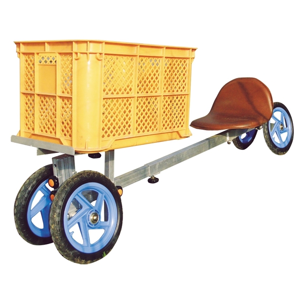 収穫用 乗用台車 パラエモン NAH-1 座面高21.5cm・26.5cm・ 収穫・植付作業 腰痛対策 最大使用荷重100kg ハンドル付き 農作業 HARAX ハラックス