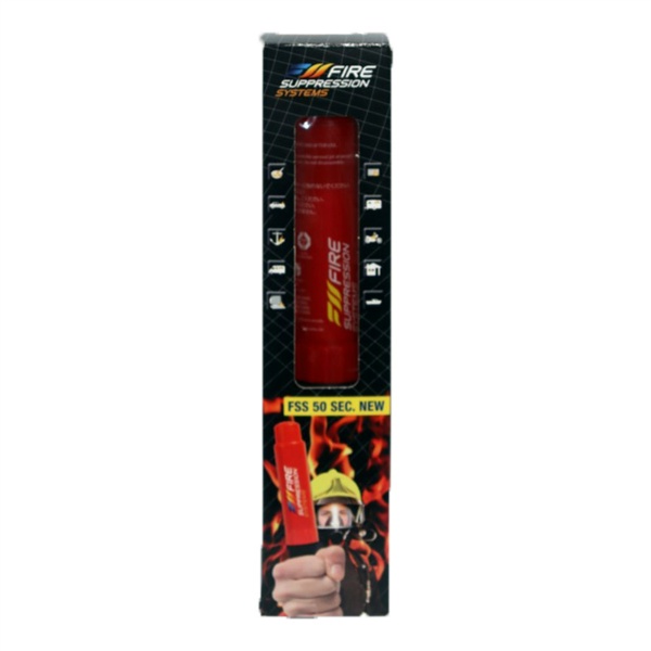 簡易消火器具 ファイヤーショーカスティック 50秒タイプ FSS50SEC ABCEF火災対応 不活性ガス 軽量 メンテナンスフリー 15年使用可能 火災用消火用具 防災 震災対策 初期消火 減災 TCL