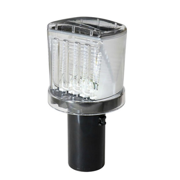 ソーラー式同期工事灯 クレインスターPlus LE-165 φ78.1×153.8mm 赤色×2灯・緑色×2灯 2.4GHz通信 同期点滅 夜間自動点滅機能付